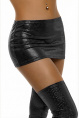 Мини-юбка LUCIANA из материала Wetlook , черное, S