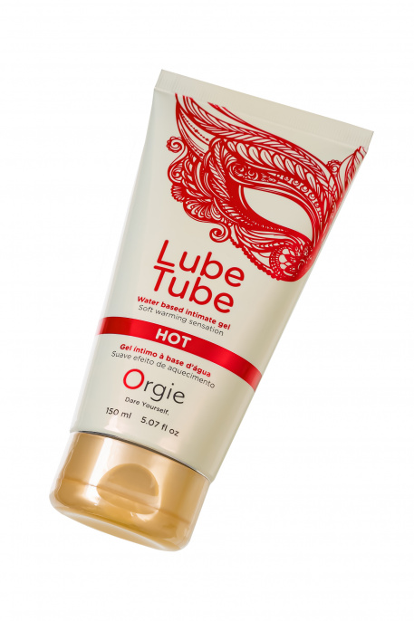 Интимный гель ORGIE Lube Tube Hot с разогревающим эффектом на водной основе, 150 мл