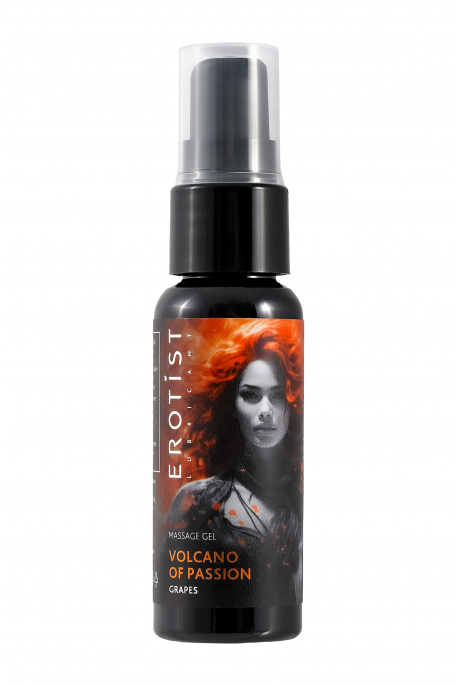 Гель с эффектом покалывания Erotist «VOLCANO OF PASSION» со вкусом винограда, 25 мл