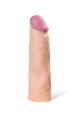 Насадка на пенис A-Toys by TOYFA Kiger, SoftSkin, телесный, 16,5 см