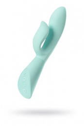 Вибратор с функцией TouchSensor JOS SENSY, силикон, голубой, 20 см