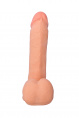 Вибратор с пультом ДУ RealStick Elite Vibro Xander, TPR, телесный, 10 режимов вибрации, 20 см