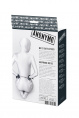 Наручники Anonymo #0103, PU кожа, черные, 19,5 см