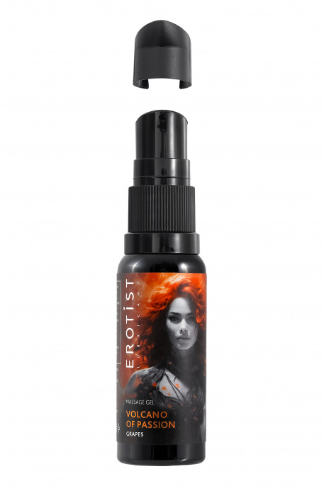 Гель с эффектом покалывания Erotist «VOLCANO OF PASSION» со вкусом винограда, 25 мл